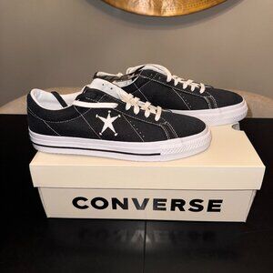 Converse Chuck One Star Stussy Low Top Black Shoes Men’s Size 10.5